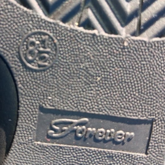 Forever Copper/Grey Metallic Wedge Sneakers in Size 8 ½ - Brand New - Picture 5 of 5